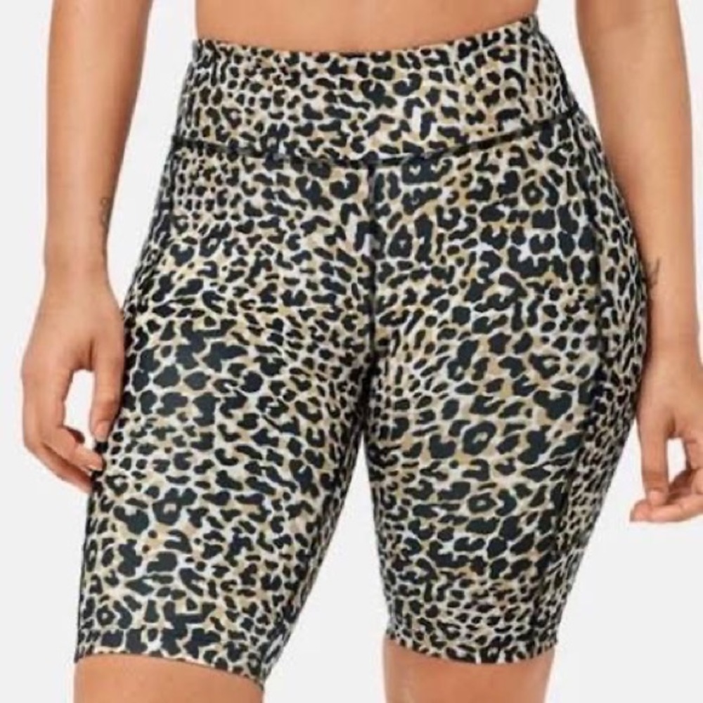Outdoor voices leopard shorts